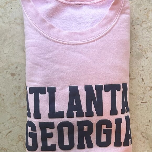 Atlanta, GA Sweatshirt – Pink Gildan Crewneck (L) - Picture 4 of 4